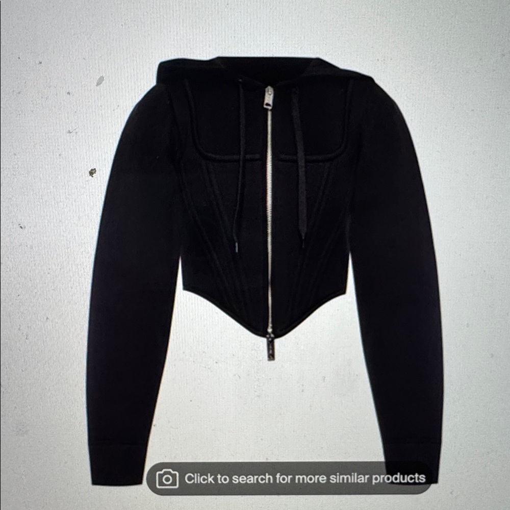 Burberry Black Grace Corset Hoodie